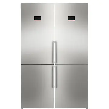 Kombiskåp Kyl/frys Bosch 2 st KGN367ICT Serie 4 186cm Otroligt Tysta Rostfri