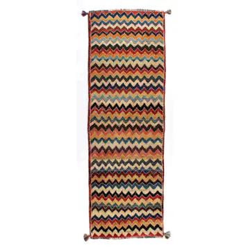 Persisk Matta Arkiio Gabbeh Shiraz Flerfärgad 74x231