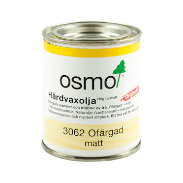 Hårdvaxolja Osmo 3062 för Trägolv 0,125 Liter