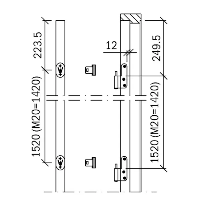 Gammal Standard Swedoor