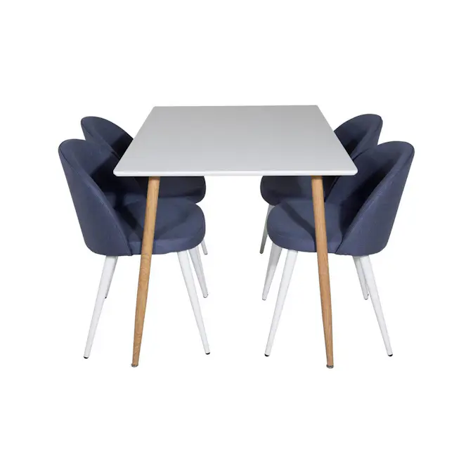 Matgrupp Basic Home Pontus Rektangulärt Matbord 120 cm med 4 Sedavi Matstol