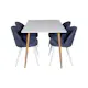 Matgrupp Basic Home Pontus Rektangulärt Matbord 120 cm med 4 Sedavi Matstol