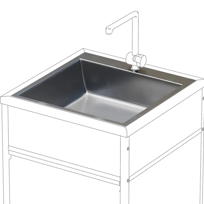 Diskho Skotte Kitchen 552 Rostfri Till Utekök