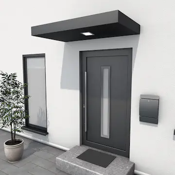 Entrétak gop Block BS 200 Aluinium Antracit