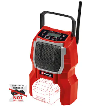 Radio Einhell TC-RA 18 Li BT - Solo Sladdlös utan Batteri