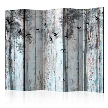 Rumsavdelare Skärmvägg Arkiio Rustic Boards II 225x172 cm