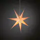 Adventsstjärna Gnosjö Konstsmide Rödmönstrad 78 cm