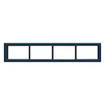 Överljus Leksandsdörren Pardörr Classic