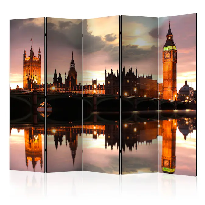 Rumsavdelare Skärmvägg Arkiio Big Ben In The Evening London II 225x172 cm