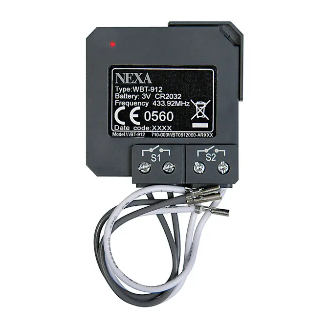 Infälld Sändare Nexa WBT-912 2-kanals