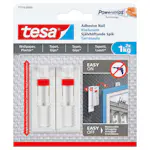Självhäftande Spik Tesa Justerbar Tapet 2 st 1 kg