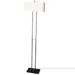Golvlampa By Rydéns Luton H150 cm Svart/Vit
