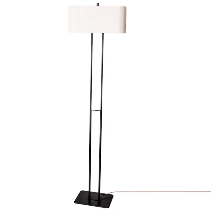 Golvlampa By Rydéns Luton H150 cm Svart/Vit