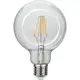 LED-lampa Star Trading Clear E27 G95