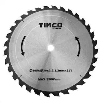 Sågklinga Timco 405x30 32T Fällbart