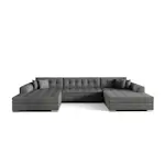 Hörnsoffa Scandinavian Choice Ventolia Bäddsoffa med dubbeldivan U-Formad