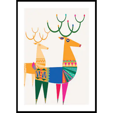 Poster Gallerix Picasso Christmas Deers