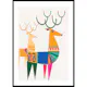 Poster Gallerix Picasso Christmas Deers
