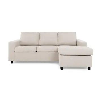 3-sitssoffa Basic Home Crazy Vändbar L-formad Divan 215 cm