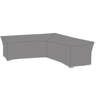 Möbelskydd Hillerstorp Lundamo, Överdrag till Hörnsoffa i Svart PU-Behandlad Polyester