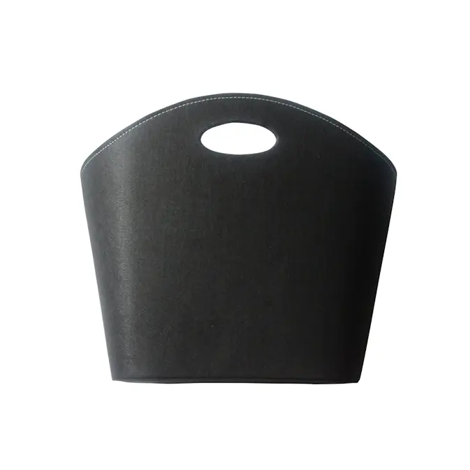 Vedkorg Kaminexperten Svart med Handtag