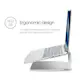 Laptopställ Desire2 Riser Elavator Justerbar Universal Silver
