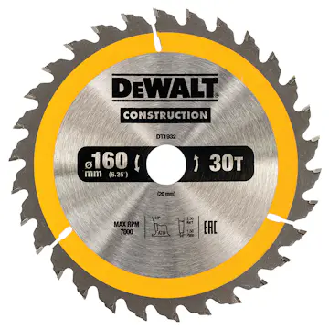 Cirkelsågblad DeWalt DT19-QZ 542612-D