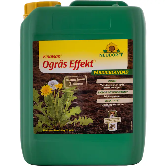 Ogräsbekämpning Neudorff Effekt 5L Färdigblandad för Odling & Trädgårdsskötsel