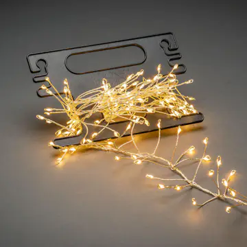 Ljusslinga Gnosjö Konstsmide Cluster Amber Micro-LED 3,6 m