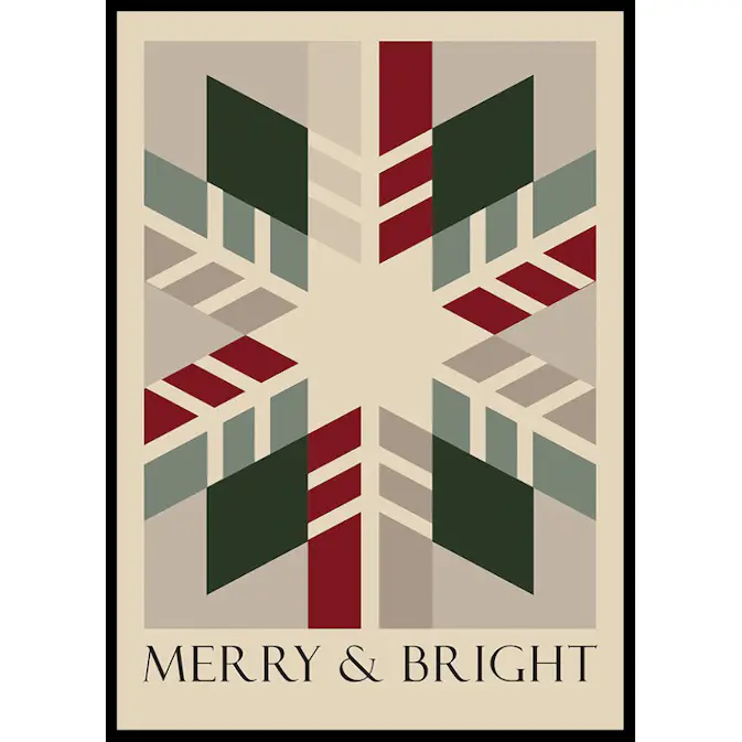 Poster Gallerix Merry And Bright No2