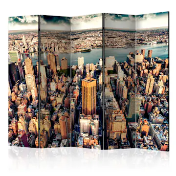 Rumsavdelare Skärmvägg Arkiio Bird's Eye View of New York II 225x172 cm