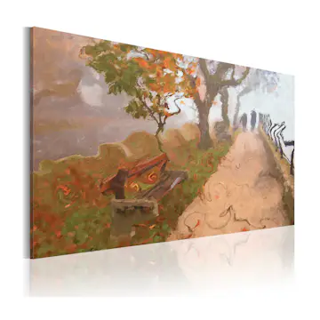 Tavla Arkiio Höstligt Promenaden