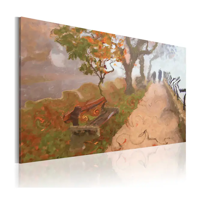 Tavla Arkiio Höstligt Promenaden