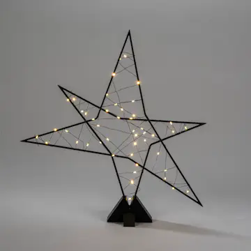 Stjärna Gnosjö Konstsmide Adventsljus Stående Dekoration LED