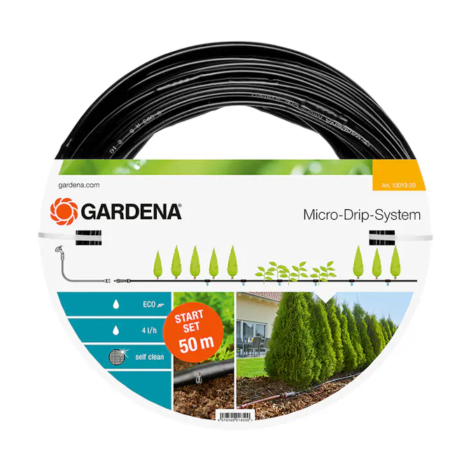 Droppslang Gardena ovan jord med Tryckutjämnare 50 m 2022