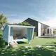 Vindskydd PLUS 6,54 m² Komplett Obehandlad Lösning Inkl Takpapp, Beslag & Skruvar