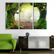 Tavla Arkiio Mysterious Forest Triptych