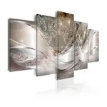 Tavla Arkiio SparklIng Dandelions Beige Wide 5 delar