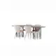 Matgrupp furniture/fashion Stone med 4 Limhamn Light Stolar