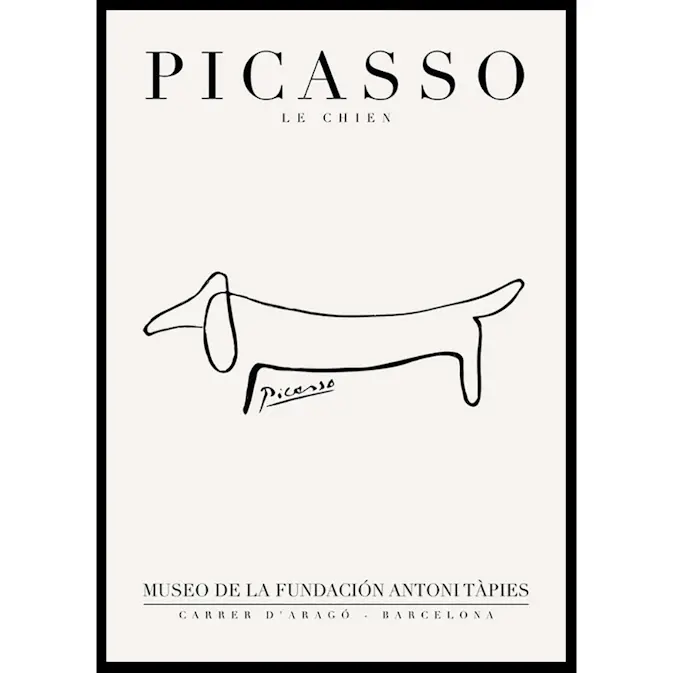 Poster Gallerix Picasso Le Chien