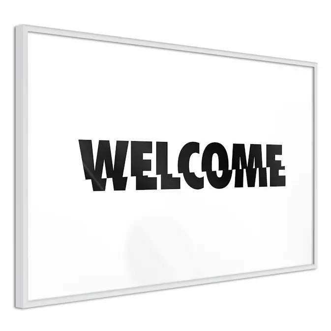 Poster Artgeist Affisch Welcome