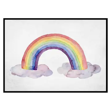 Poster Gallerix Watercolor Rainbow