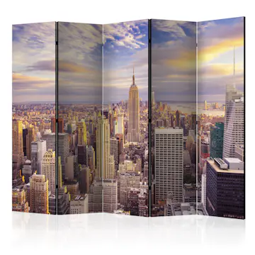 Rumsavdelare Skärmvägg Arkiio New York Morning II 225x172 cm