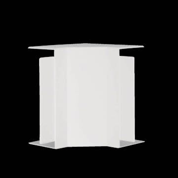 Innerhörn till Matarkanal Hager LF/LFH 60 x 150 mm Halogenfri Vit RAL 9016