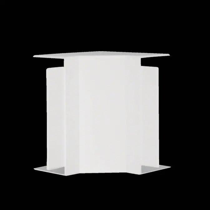 Innerhörn till Matarkanal Hager LF/LFH 60 x 150 mm Halogenfri Vit RAL 9016