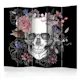 Rumsavdelare Skärmvägg Arkiio Skull And Flowers II 225x172 cm