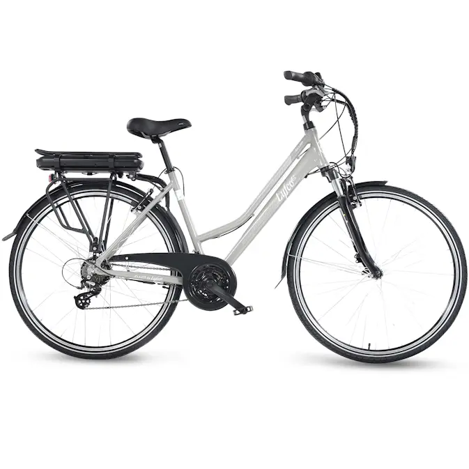 Elcykel Lyfco Dam 28" - Ellen 13 Ah Silver