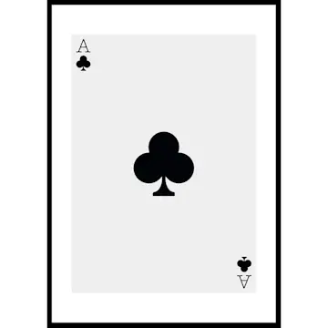 Poster Gallerix Ace Of Clubs