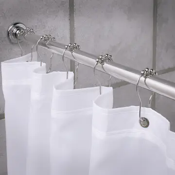 Duschring Debel Metall Med Kulor 12st