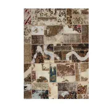 Persisk Patchworkmatta D-sign Handknuten 750880